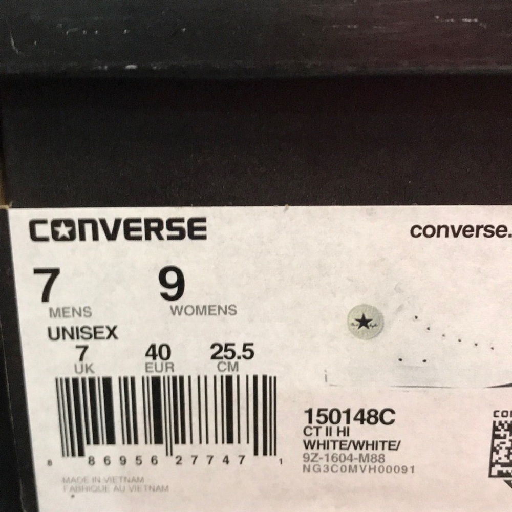 Converse Chuck Taylor 2 White White Hight Top W - Picture 7 of 7